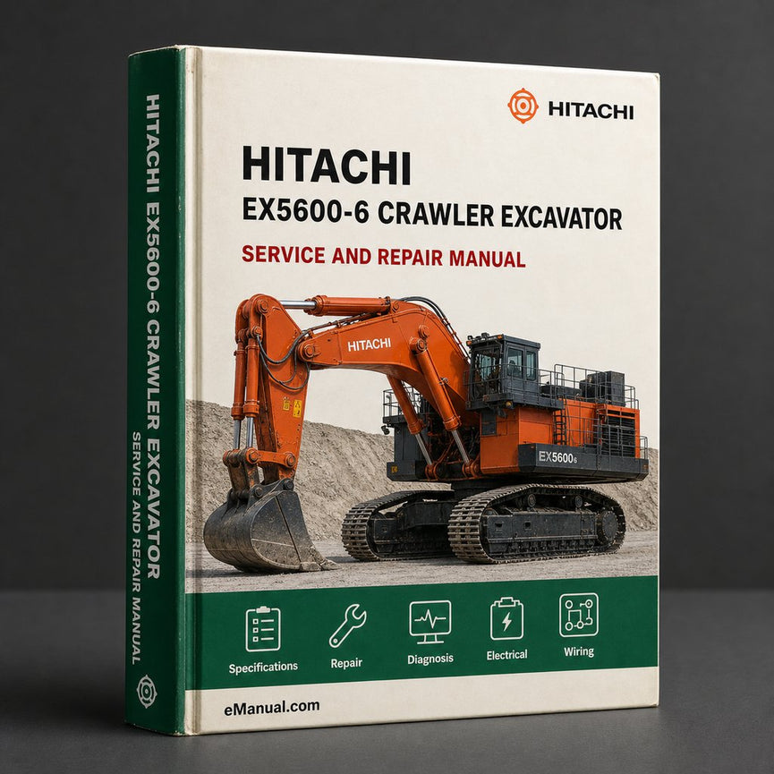 Hitachi EX5600-6 Crawler Excavator Service Repair Manual