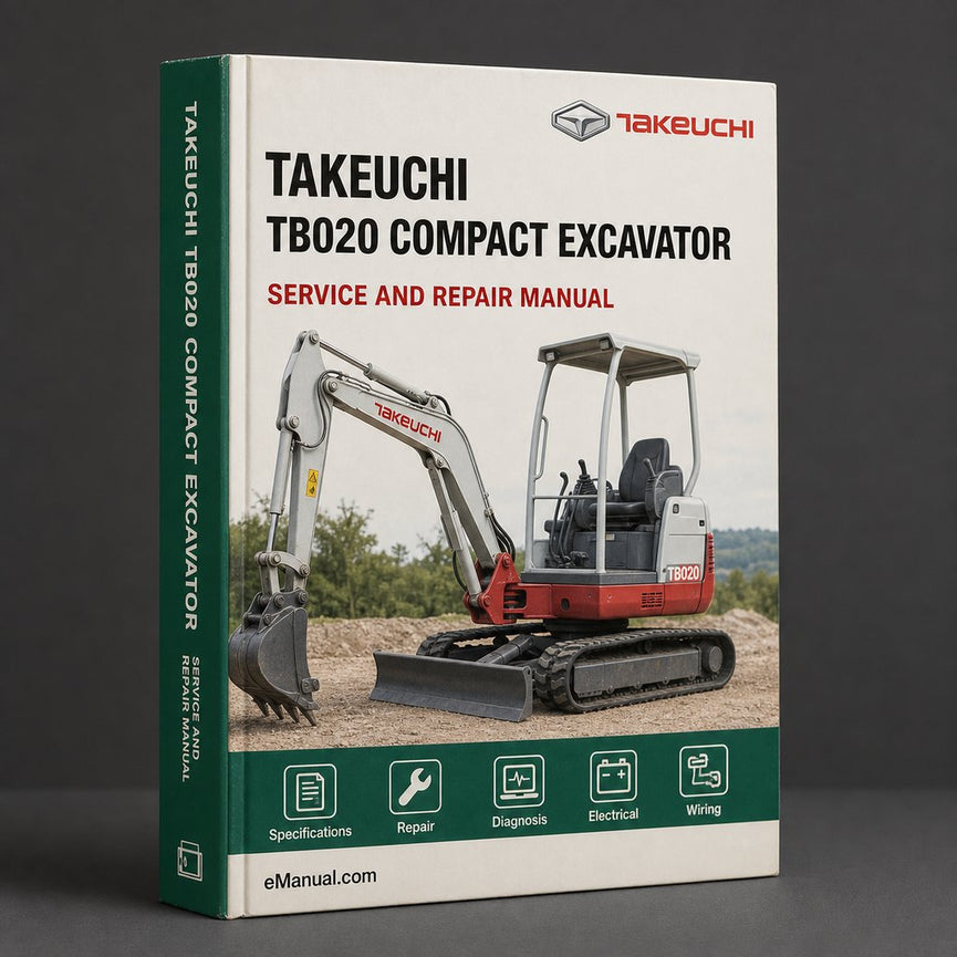 Takeuchi TB020 Compact Excavator Parts Manual