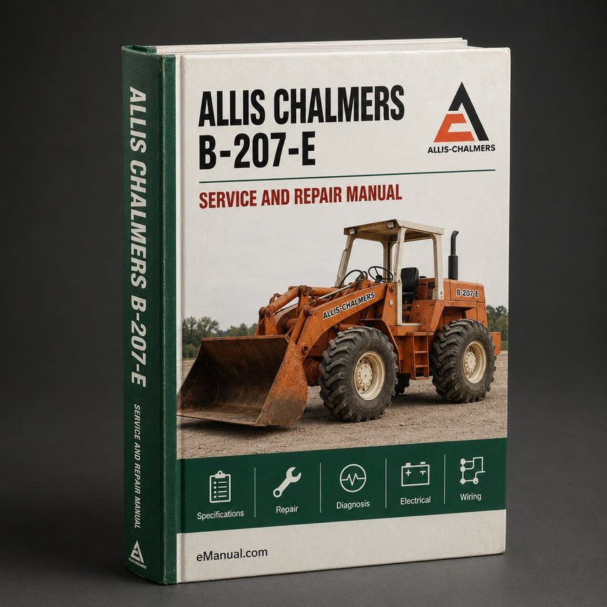 Allis Chalmers B-207-E Factory Service Repair Manual