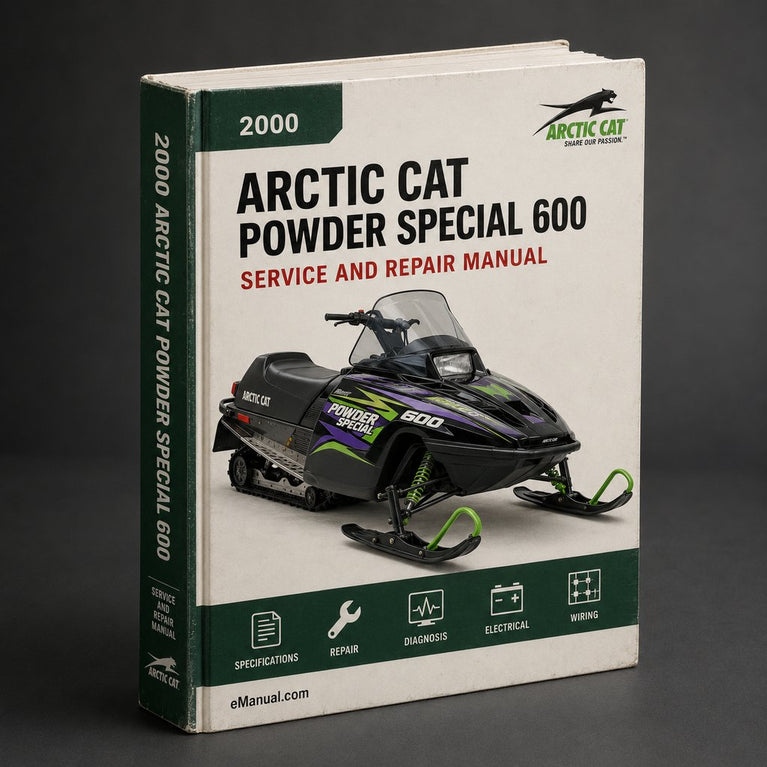Arctic Cat Powder Special 600 2000 Service Repair Manual