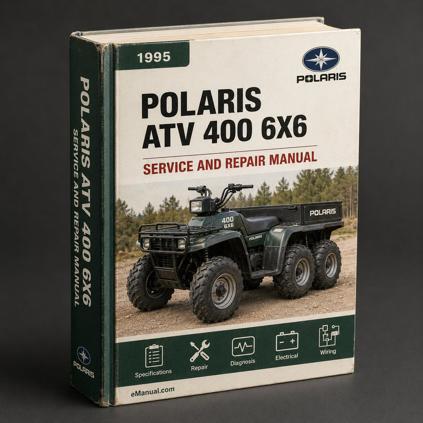 1995 ATV POLARIS 400 6X6 Service Repair Manual