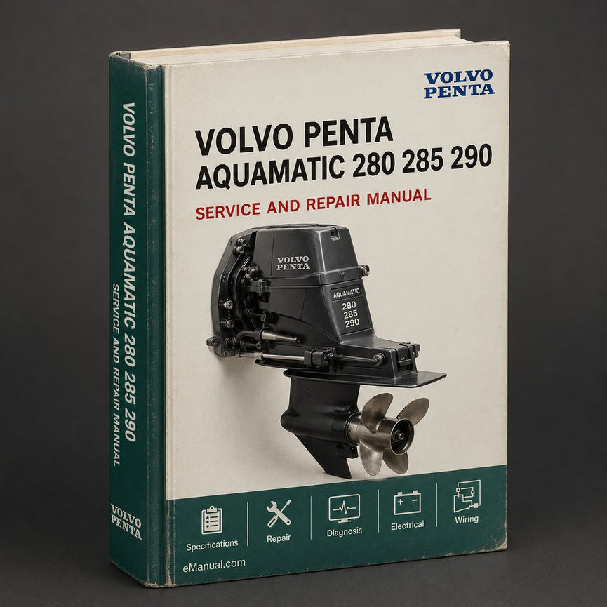 Volvo Penta Aquamatic 280 285 290 Complete Workshop Service Repair Manual