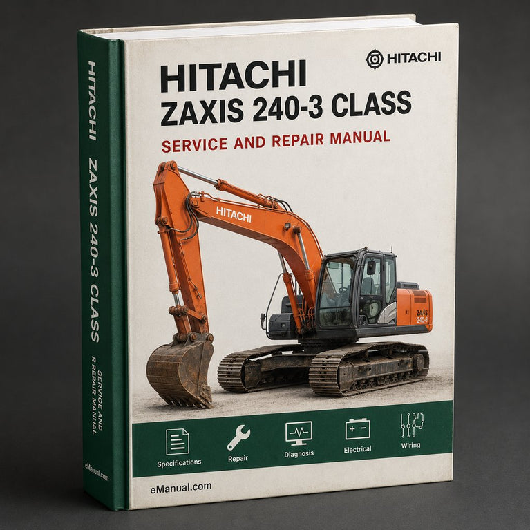Hitachi Zaxis 240-3 class Service Repair Workshop Manual