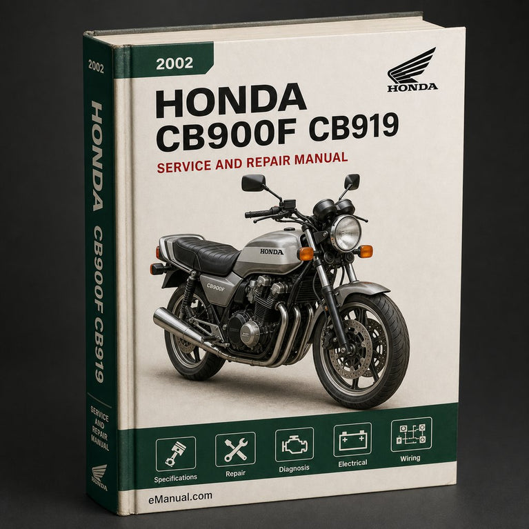 Honda Cb900f Cb919 2002-2003 Service Repair Manual