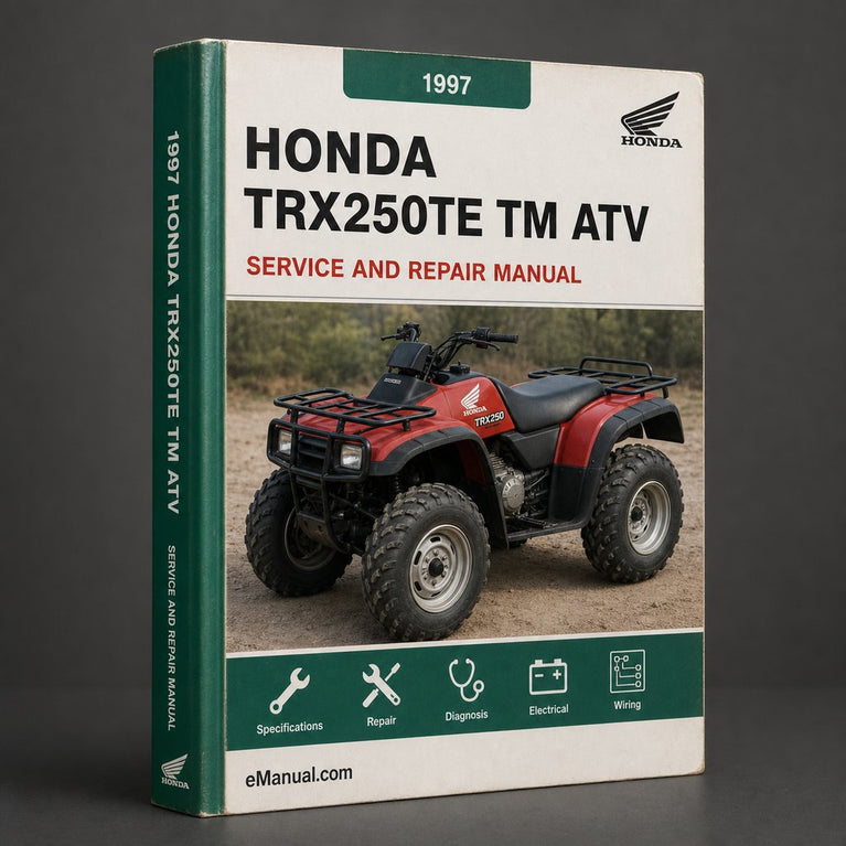 Honda Trx250te Tm Atv 1997-2004 Service Repair Manual