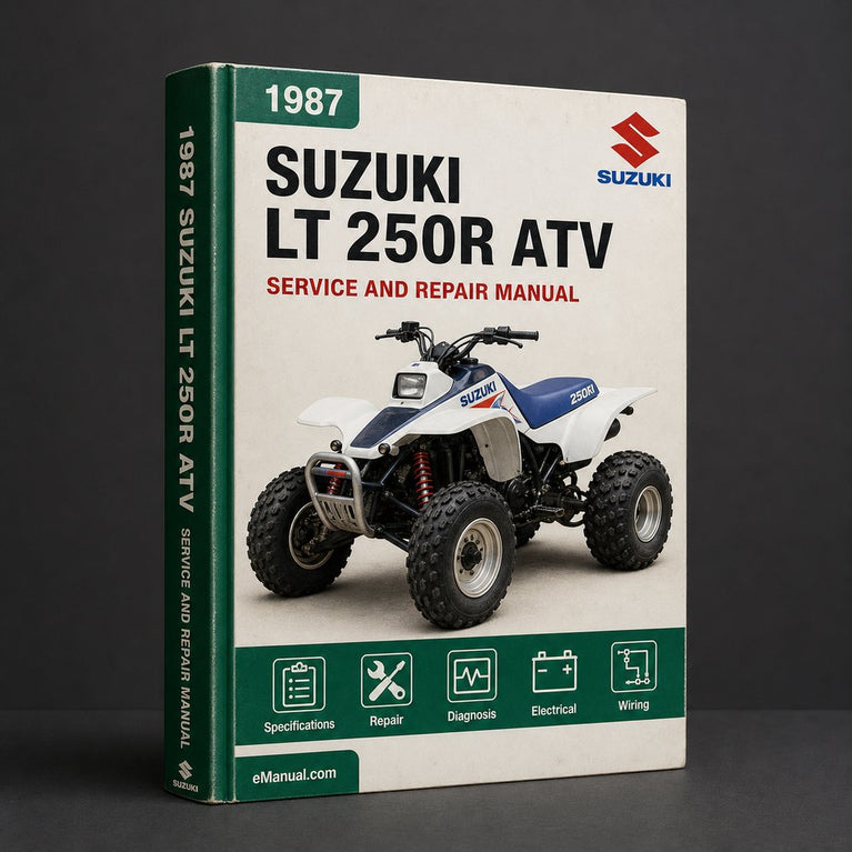 1987-1992 Suzuki LT 250R ATV Service Repair Manual
