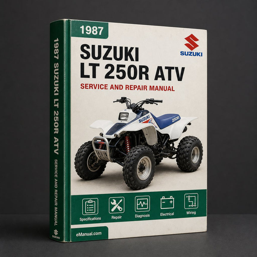 1987-1992 Suzuki LT 250R ATV Service Repair Manual