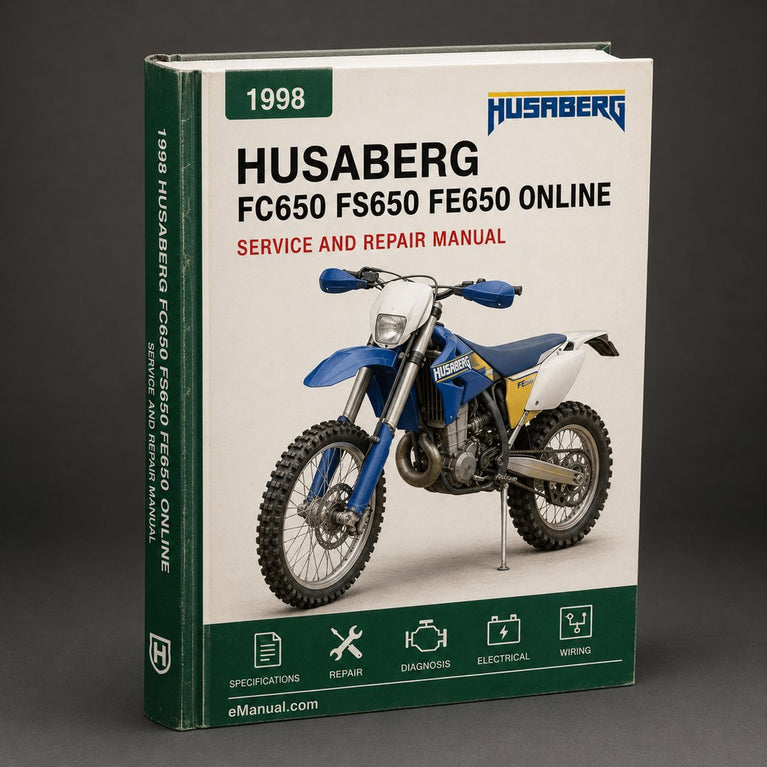 HUSABERG FC650 FS650 FE650 Service Repair Manual 1998-2007 Online