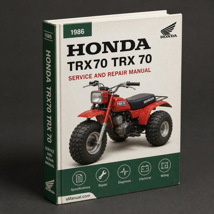 TRX70 Service Manual Repair 1986-1987 TRX 70
