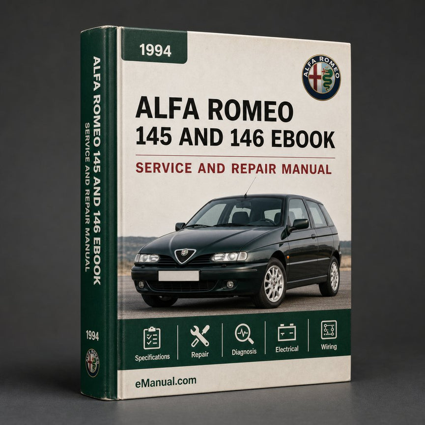 Alfa Romeo 145 Manual And 146 Service Repair Manual 1994-2001 EBook