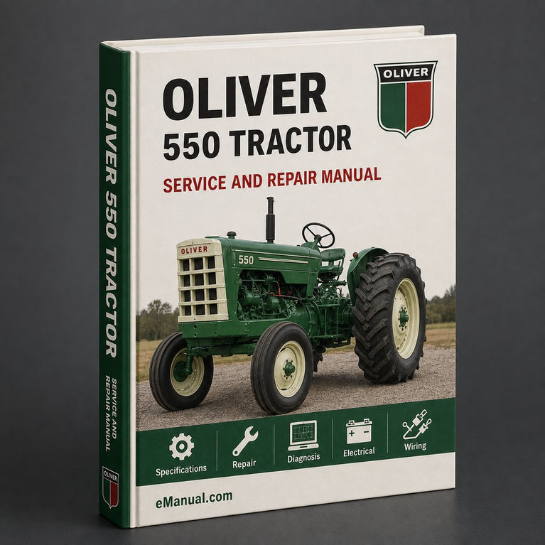 OLIVER 550 Tractor Workshop Parts Manual