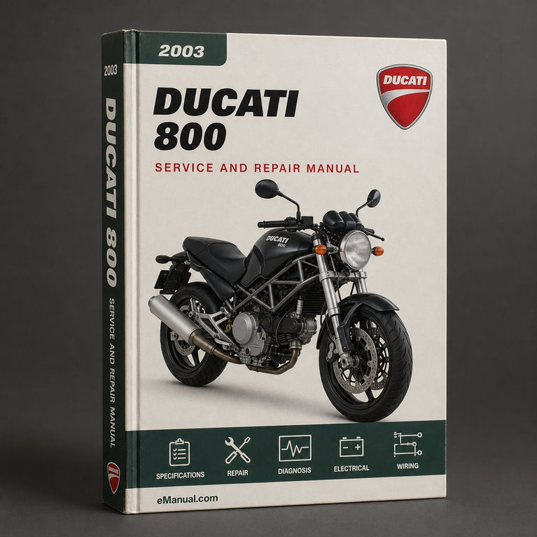 DUCATI 800 Parts Manual Illustrated 2003-2006