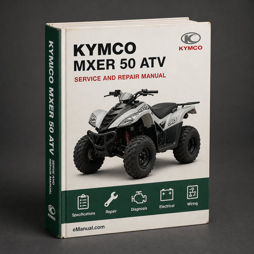 KYMCO MXer 50 ATV Workshop Manual/Repair Manual/Service Manual download