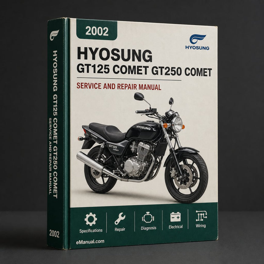 2002 Hyosung GT125 Comet GT250 Comet Workshop Manual