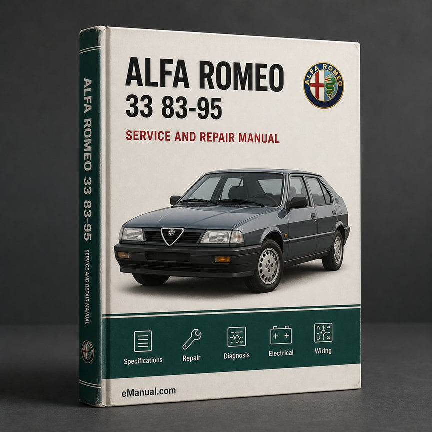Alfa Romeo 33 Service Repair Workshop Manual 83-95