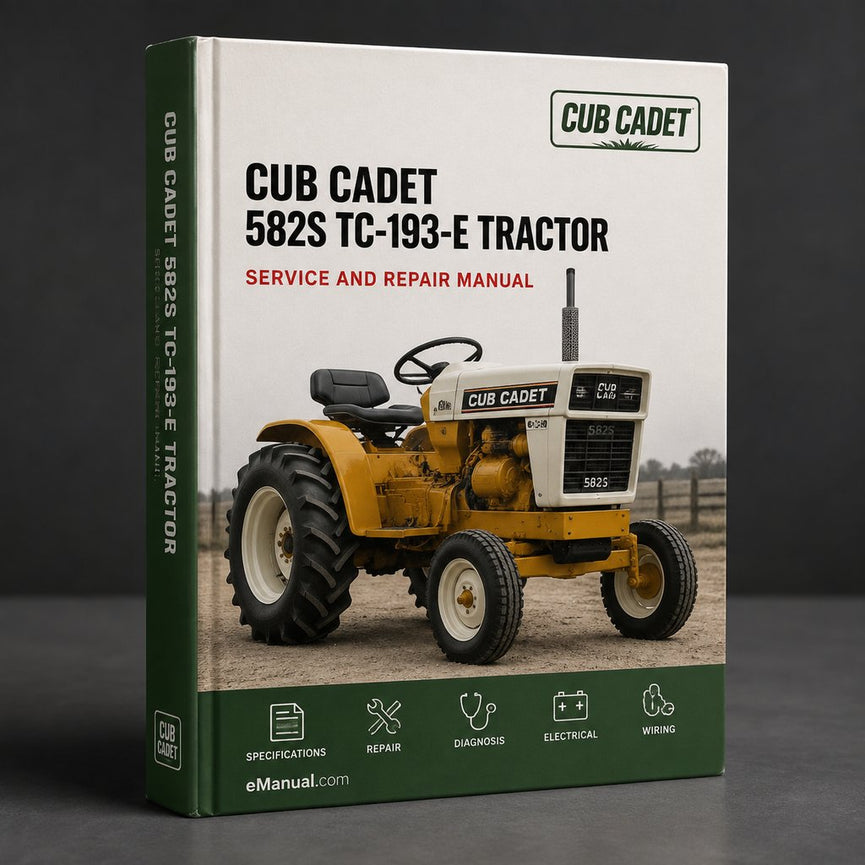 Cub Cadet 582S (TC-193-E) Tractor Parts Manual