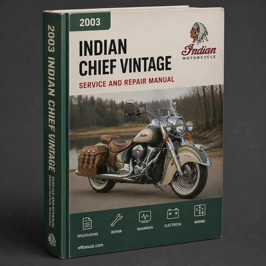 INDIAN CHIEF VINTAGE Service Repair Workshop Manual 2003