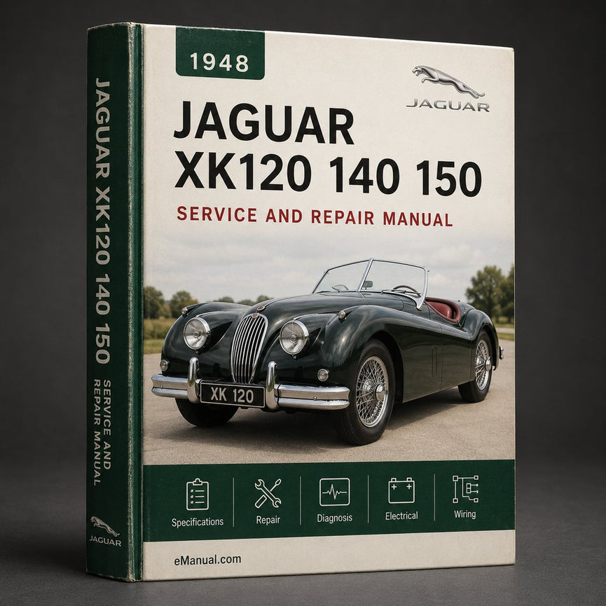 Jaguar xk120 140 150 1948 1961 Workshop Service Repair Manual