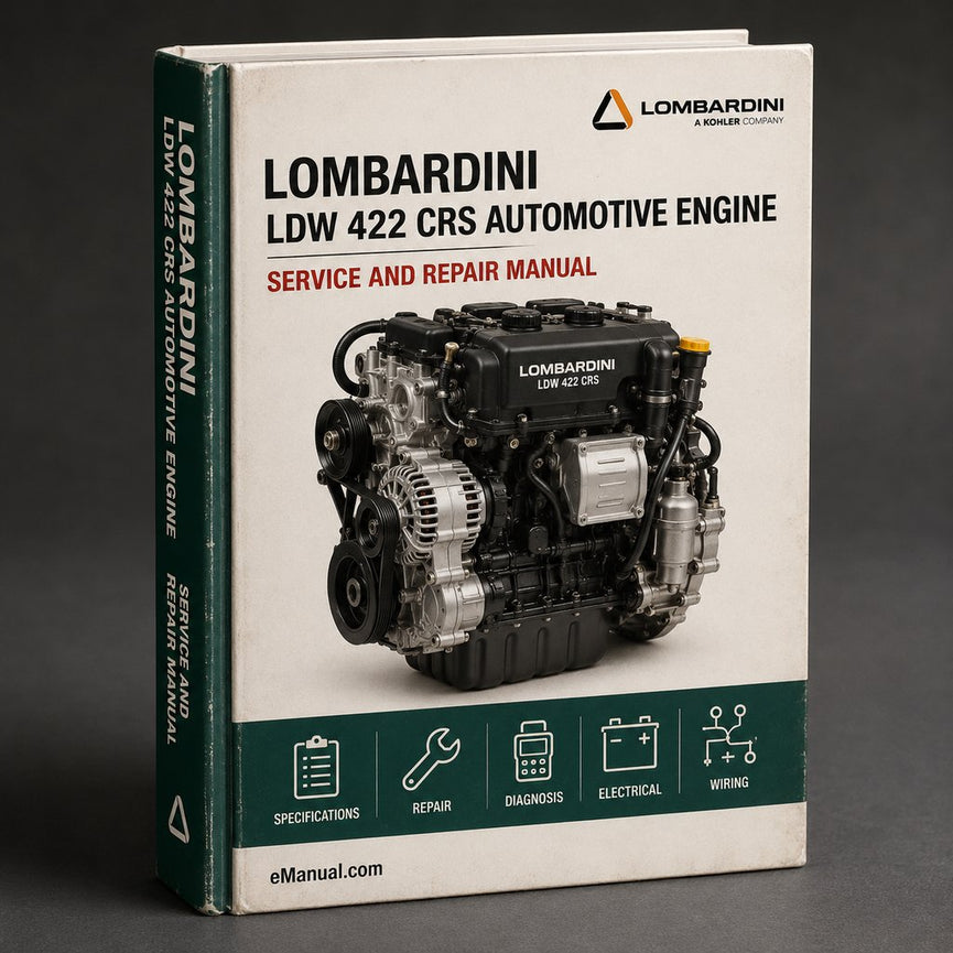 LOMBARDINI LDW 422 CRS AutoMOTIVE Engine Workshop Repair Manual