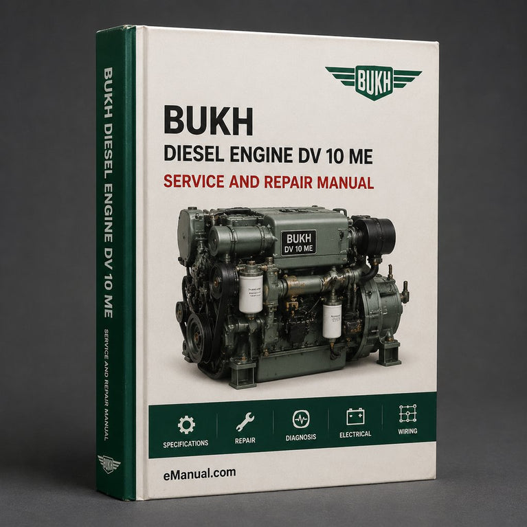 BUKH Diesel Engine DV 10 L ME & SME Owner User Manual