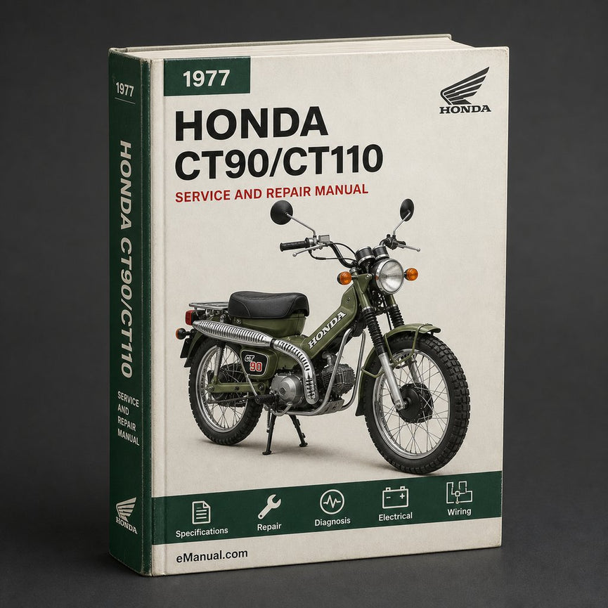 CT90/CT110 Service Manual Repair 1977-1982