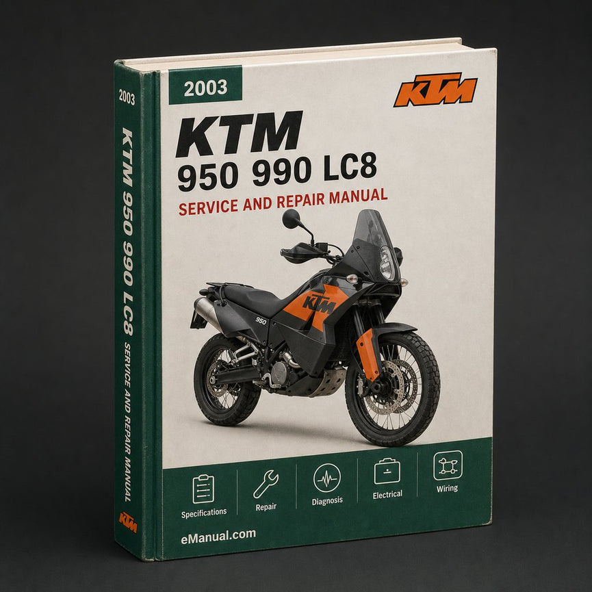 2003-2006 KTM 950 990 LC8 Service Repair Manual