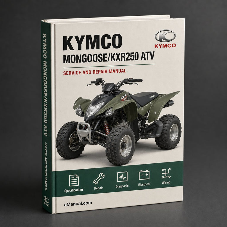 KYMCO MONGOOSE/KXR250 ATV Service Repair Manual