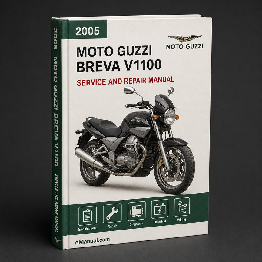 MOTO GUZZI BREVA V1100 Service Repair Manual 2005 2006 2007