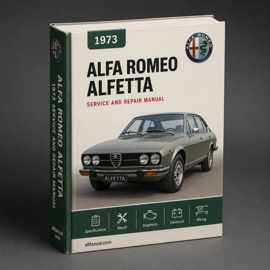 Alfa Romeo ALFETTA Service Repair Workshop Manual 1973-1987