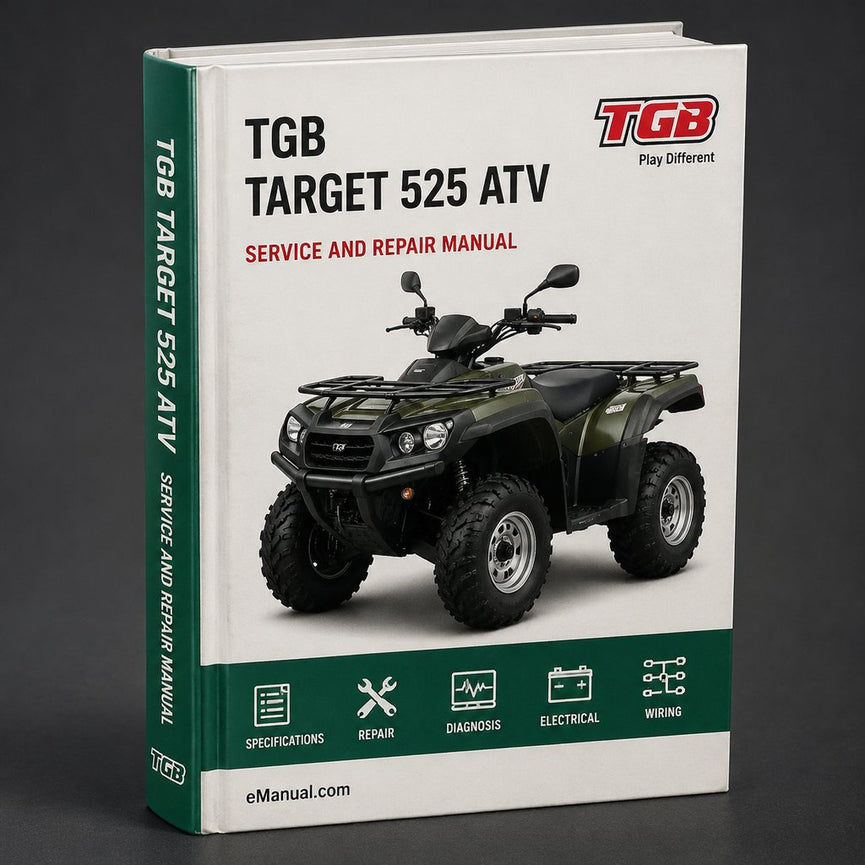 Tgb TARGET 525 Atv Factory Service Repair Manual