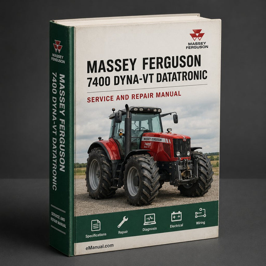 Massey Ferguson 7400 Dyna-VT Datatronic 3 Manual