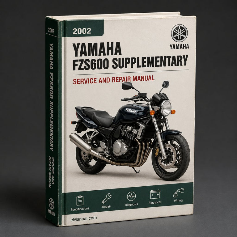 Yamaha FZS600 2002 SUPPLEMENTARY Service Repair Manual