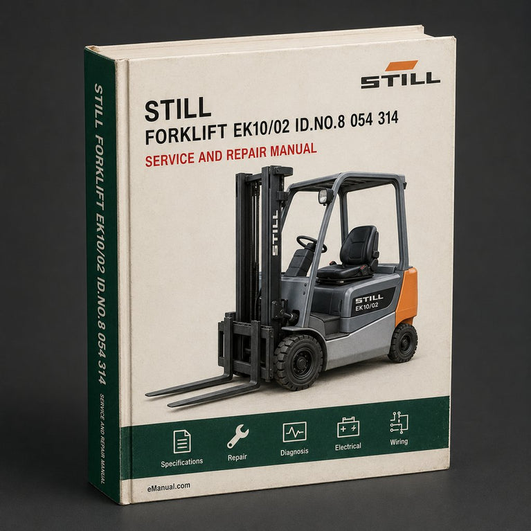 STILL Forklift EK10/02 Factory Service/Repair/ Workshop Manual (Id.no.8 054 314)