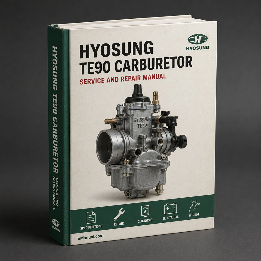 Hyosung te90 carburetor Service Repair Manual
