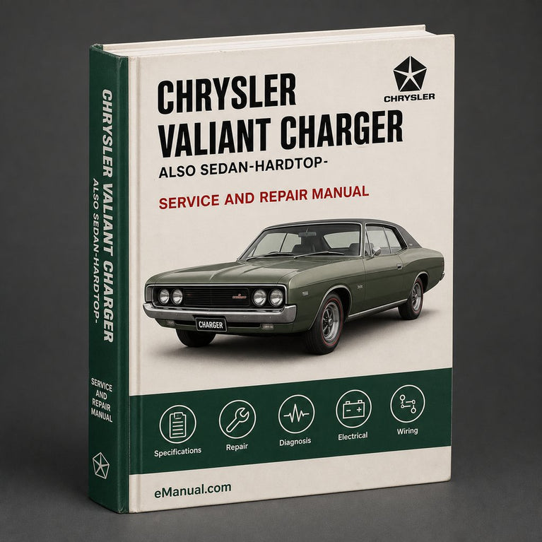CHRYSLER VALIANT CHARGER Parts CatalogUE Also SEDAN-HARDTOP-