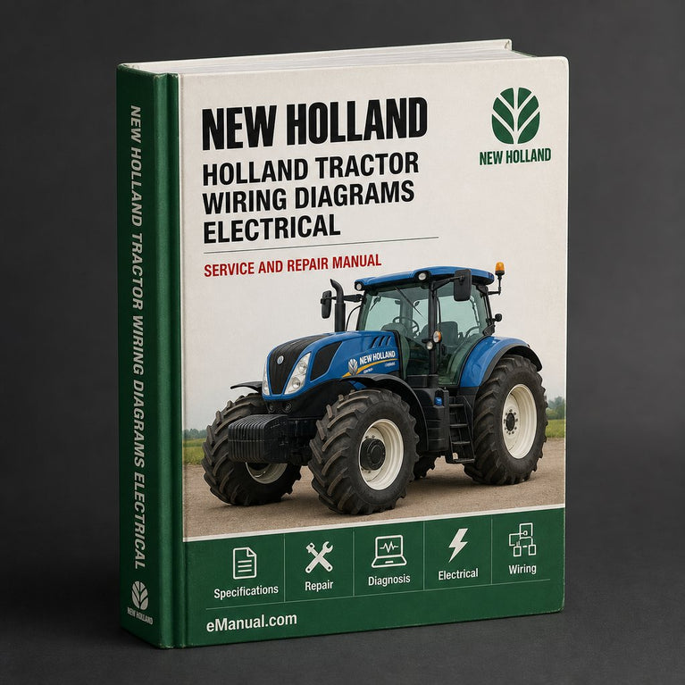 New Holland Tractor Wiring DiagramS Electrical System Manual TM-120 TM-130 TM-140 TM-155 TM-175 TM-190 TM120 TM130 TM140 TM155 TM175 TM190