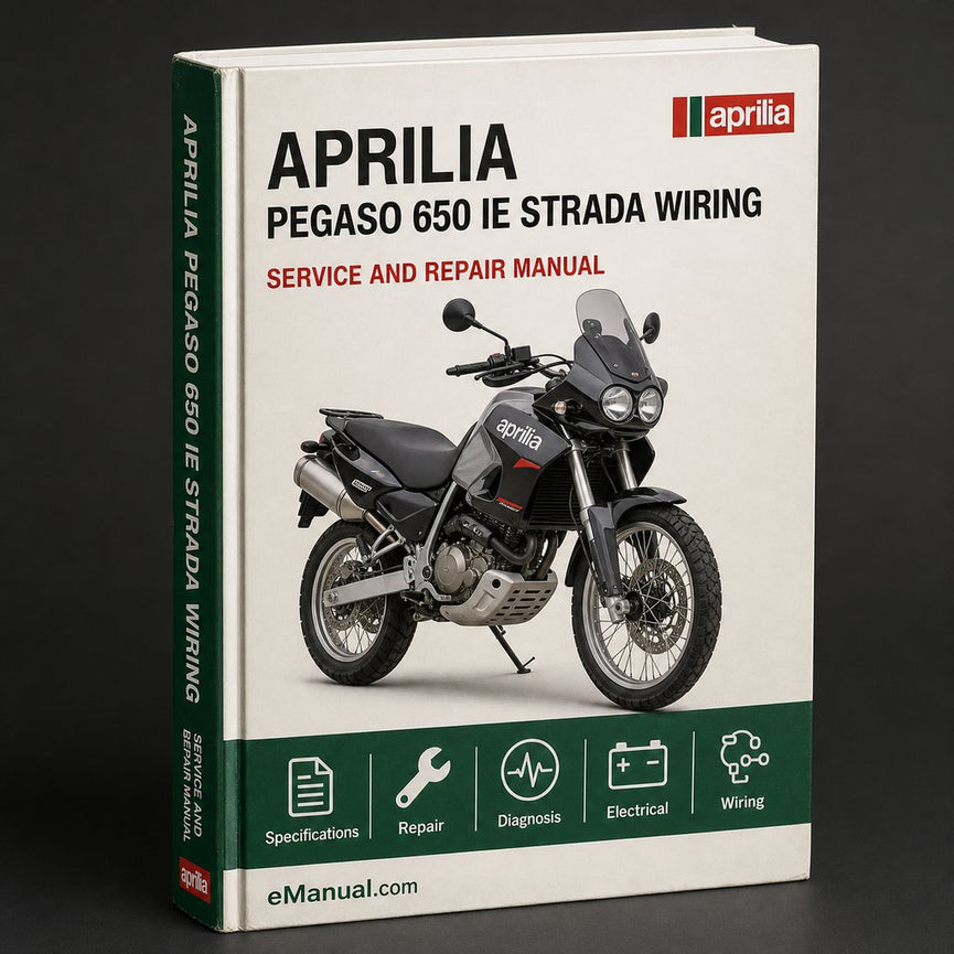 APRILIA PEGASO 650 IE STRADA Workshop Manual+ Wiring Diagram