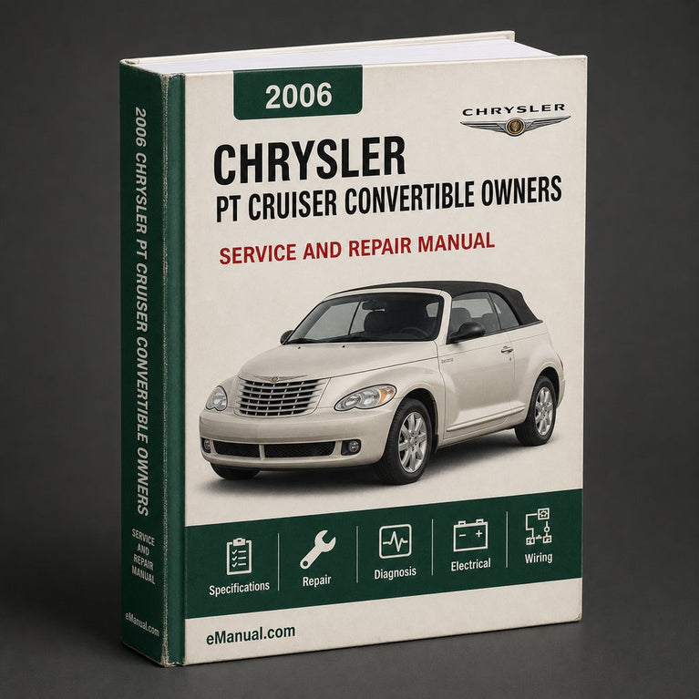 Chrysler PT Cruiser 2006 Convertible Owners Manual