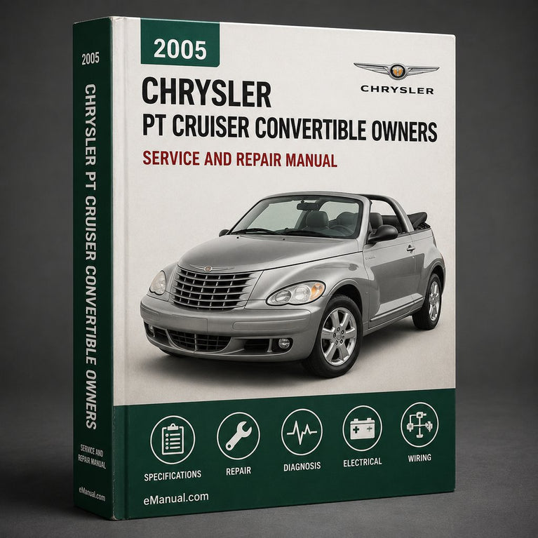 Chrysler PT Cruiser 2005 Convertible Owners Manual