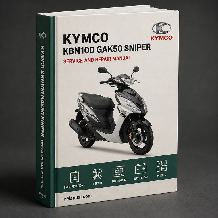 KYMCO KBN100 GAK50 SNIPER Service Repair Manual