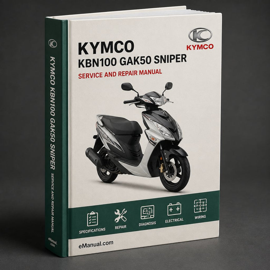 KYMCO KBN100 GAK50 SNIPER Service Repair Manual