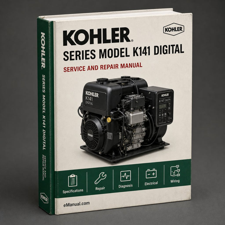 Kohler K Series Model K141 Digital Workshop Repair Manual