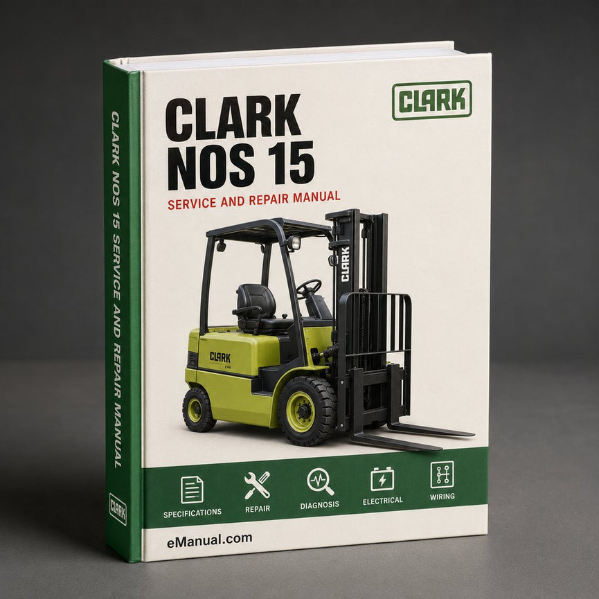 Clark NOS 15 Service Repair Workshop Manual
