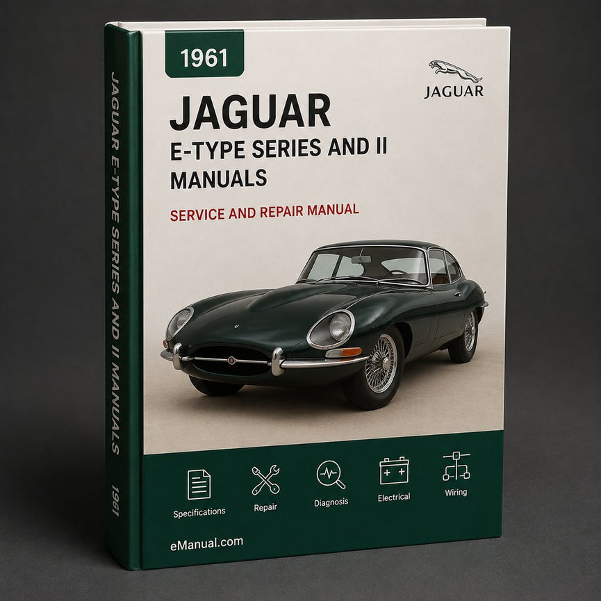 1961-1970 Jaguar E-Type series I and II Parts Manuals & Service Repair Workshop Manual (1961 1962 1963 1964 1965 1966 1967 1968 1969 1970)
