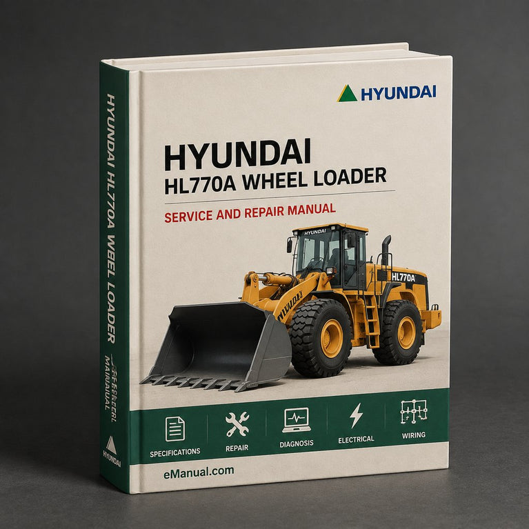 Hyundai HL770A Repair Manual Wheel Loader