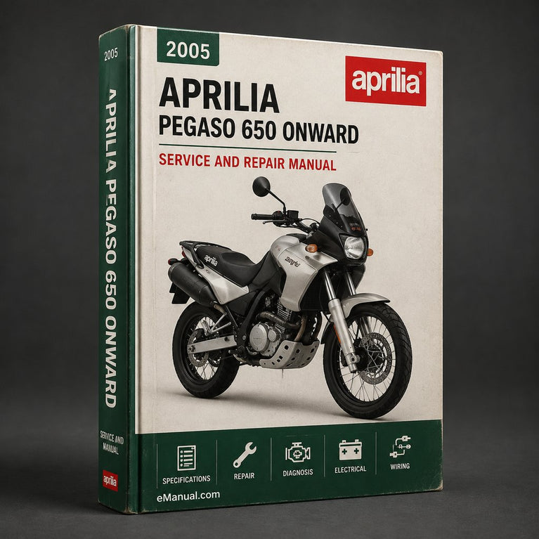 APRILIA PEGASO 650 Service Repair Manual 2005 ONWARD