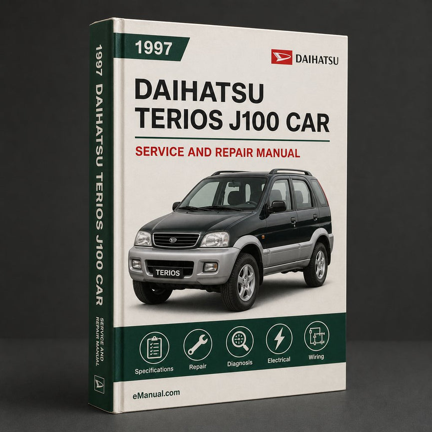 1997 DAIHATSU TERIOS J100 CAR Service & Repair Manual-PDF