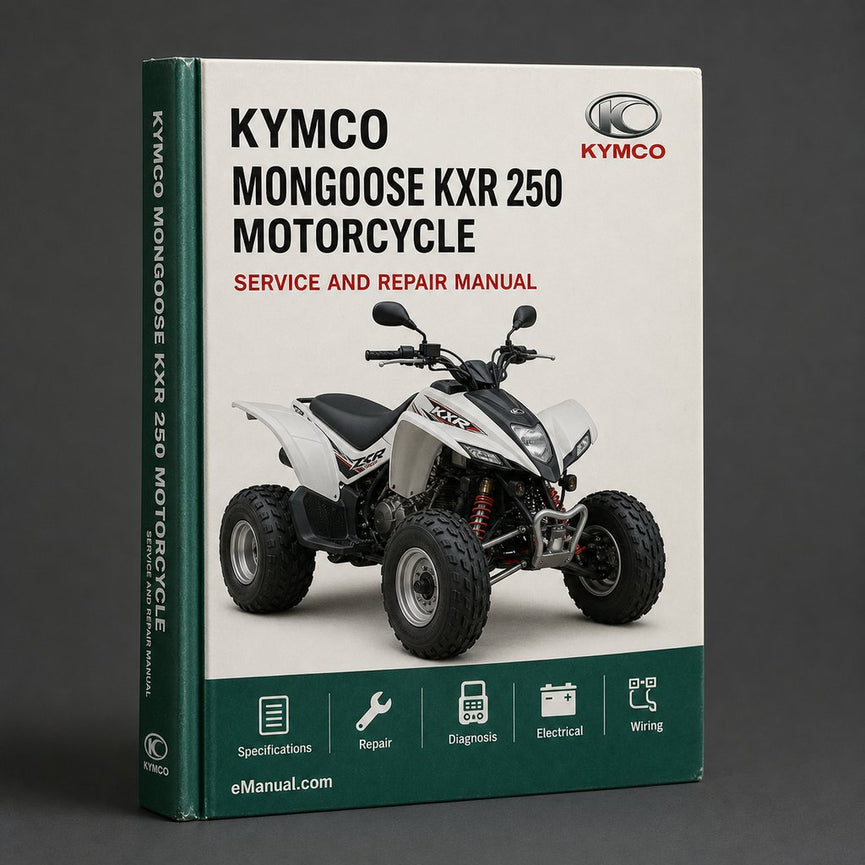 KYMCO MONGOOSE KXR 250 Service Motorcycle Repair Manual