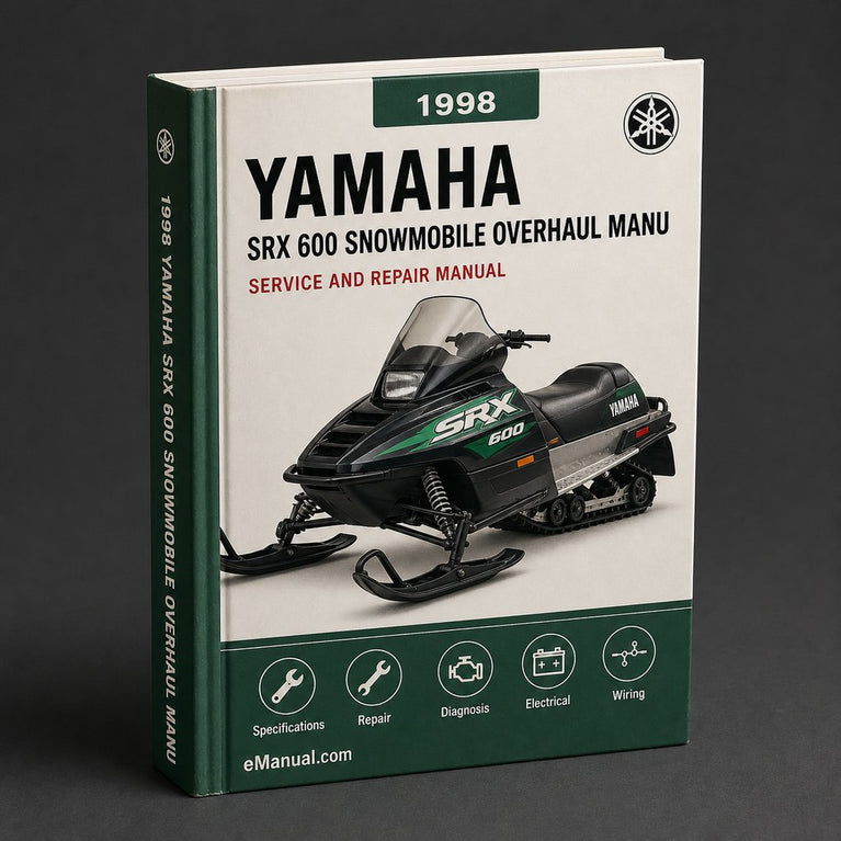 1998 Yamaha SRX 600 Snowmobile Service Repair Maintenance Overhaul Workshop Manual