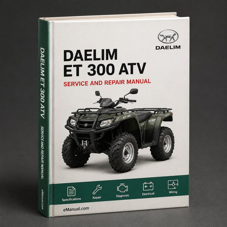 DAELIM ET 300 ATV Service Repair Manual